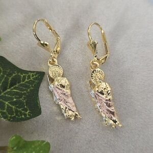 Gold Filled St Jude Dangle Earrings